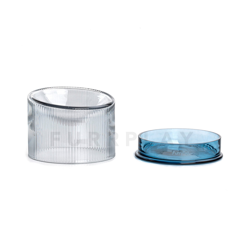 Elevated Glass Feeding Bowl | 3 Colors