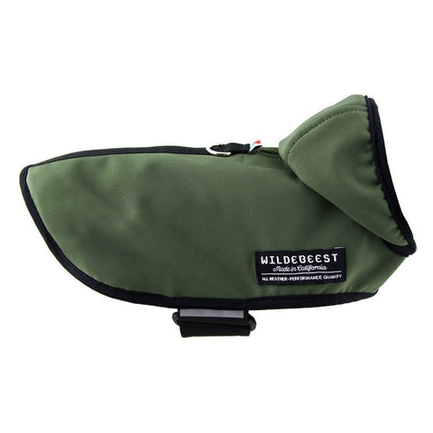 All Weather Dog Jacket in Olive - FURRPLAY