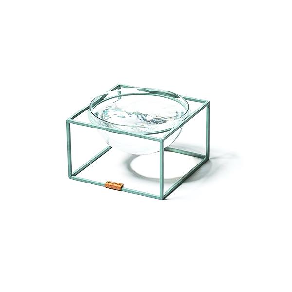 Studio Allive Lasi Glass Bowl Large | Olive Green - FURRPLAY