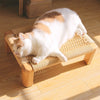 Wooden Paper Wicker Cat Bed