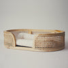 Oval Wicker Bed