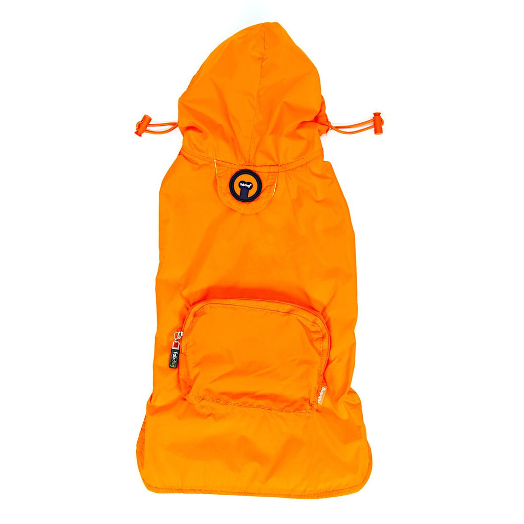 Fabdog Orange Packaway Raincoat