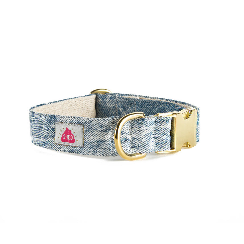 Mom Jeans Collar in Acid Wash - FURRPLAY