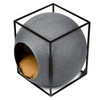 Meyou Paris Cat Bed Dark Grey Cube - FURRPLAY