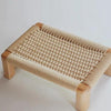 Wooden Paper Wicker Cat Bed