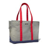 Tri-Color Boat Canvas Carrier | Grey.Navy.Red - FURRPLAY